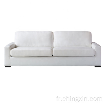 Le sofa blanc moderne de tissu place le sofa de meubles de salon